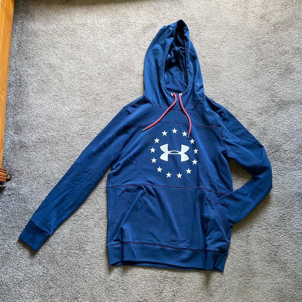 Red White and Blue Under Armour Hoodie